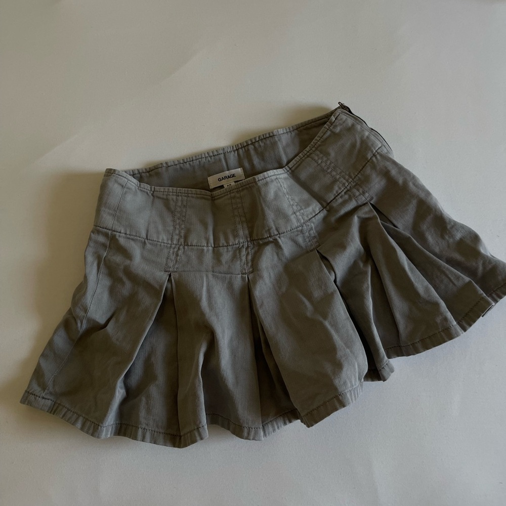 GARAGE grey mini skirt size small